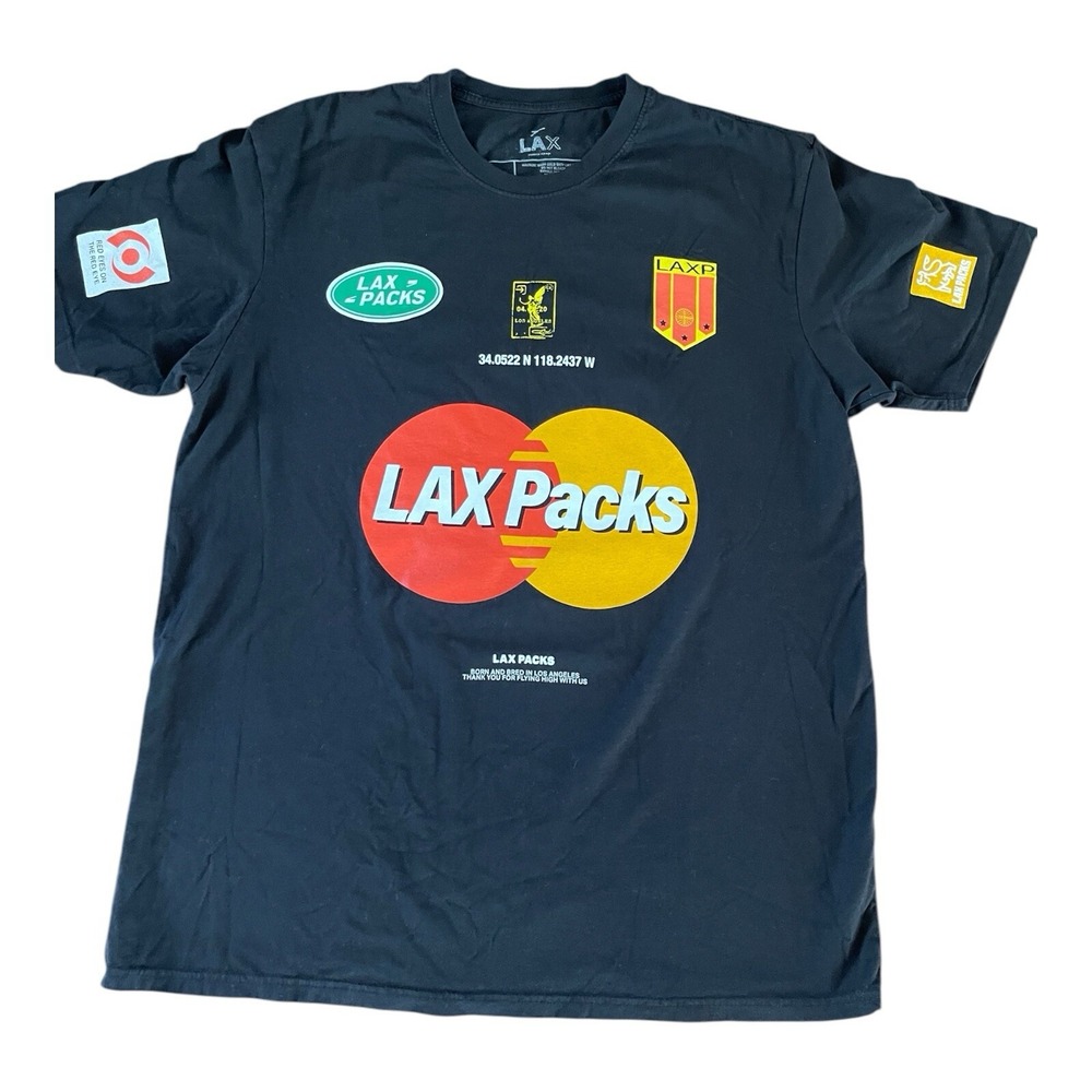 Official LAX Los Angeles Airport T-Shirt Size Extra Large XL Advertising Logo‎